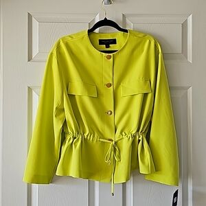 ⬇️💲NWT - Dress Jacket w/Drawstring Waist Size M/L Color - Chartreuse